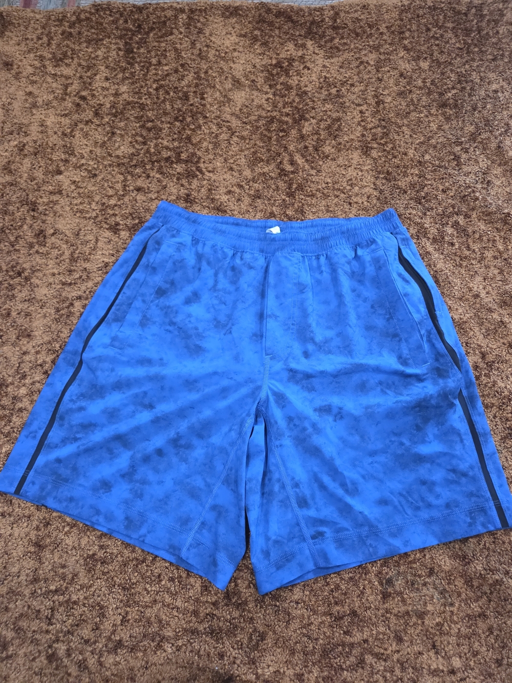 lululemon athletica Royal Blue Shorts with Black Lining